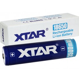 Baterie X-Tar Li-Ion 3.7V  18650 Scubapro