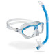 Dětský set CRESSi Maska a šnorchl MOON & TOP Light Blue_Clear DM200620