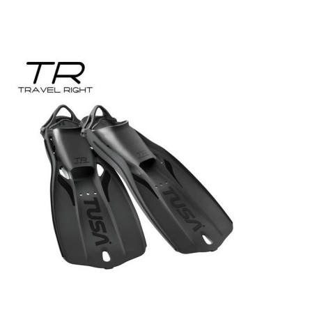 Ploutve cestovní TUSA Travel right Černé SF0110 BK