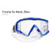 Maska Crystal Vu SCUBAPRO modrá / čirý silikon 24.855.200