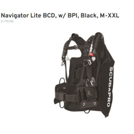 Křídlo Navigator Lite BCD, w/ BPI, Black, M-XXL 21.770.300
