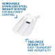 list ploutve S-Tek Blade, White, Maxi 25.503.002