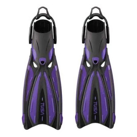 Ploutve s otevřenou patou SOLLA TUSA SF0114 ViViD PURPLE Fins  bungee strap
