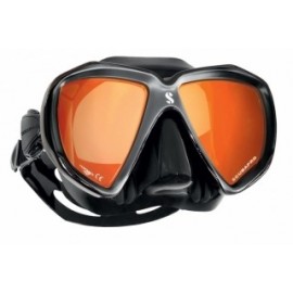 Maska Scubapro SPECTRA Mirrored černá/stříbrná   zrcadlová skla