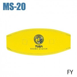 Mask Strap TUSA MS-20 žlutá / neoprénový pásek na masku