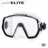 Maska Freedom ELiTE TUSA černá BK, čirý silikon