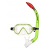 Maska a šnorchl SET Spider COMBO - Dětské - Zelená