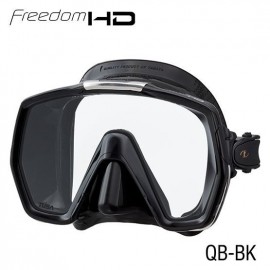 Maska Freedom ELiTE TUSA QBBK černá / černý silikon