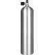 Potápěčská tlaková stage lahev S80 - stříbrná