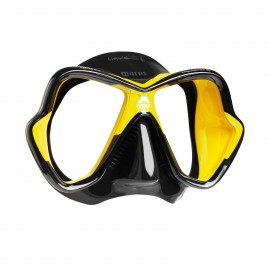 Maska X-VISION ULTRA LiquidSkin Mares černo/žlutá
