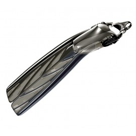 Ploutve Atomic Aquatics SplitFins, Spring Straps Smoke, ocelové pružiny