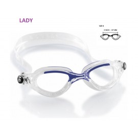 Plavecké brýle Cressi FLASH LADY modré/ čirý silikon dámské