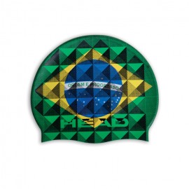 Plavecká čepice HEAD FLAG SUEDE RHOUMB, brazilská