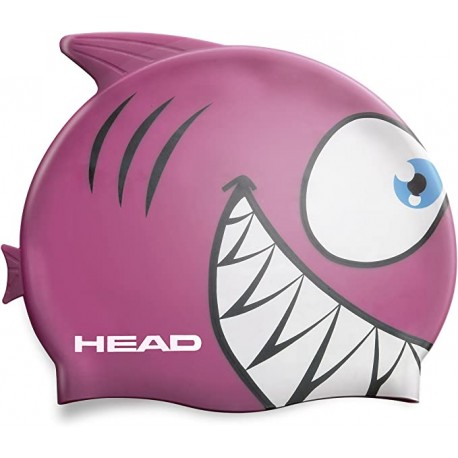 Plavecká čepice HEAD METEOR, růžový žralok