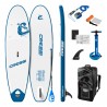Nafukovací Paddleboard SUP 10.2 CRESSi ELEMENT bílá/modrá