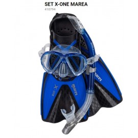 Set na šnorchlování maska + šnorchl + ploutve Mares X-ONE MAREA